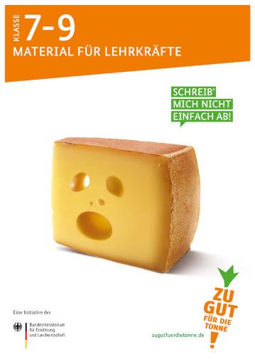 Cover Material für Lehrkräfte Klasse 7-9 "Zu gut für die Tonne"