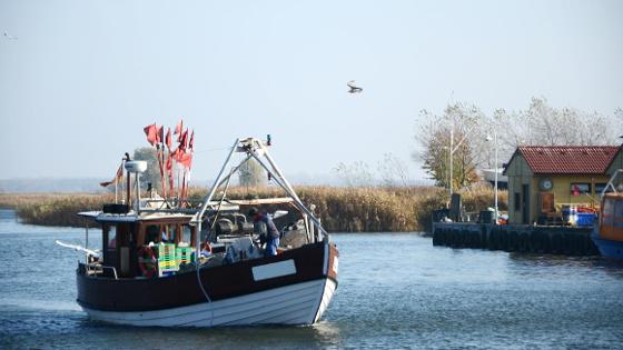 Fischerboot auf  der Ostsee