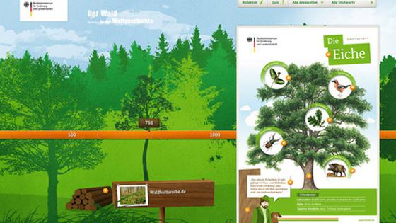 Öffnet neues Fenster: Homepage Waldkulturerbe