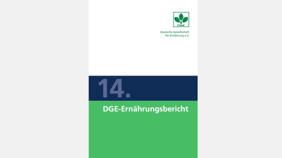 Coveransicht des 14. DGE-Ernährungsberichts