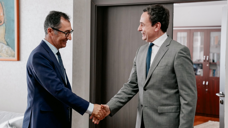 Bundesminister Cem Özdemir mit Premierminister Albin Kurti