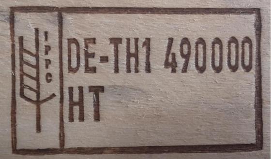 "ISPM 15"-Stempel "ISPM 15"-Stempel