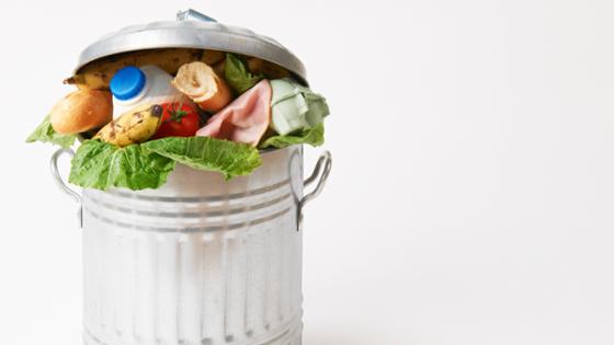Food in a bin